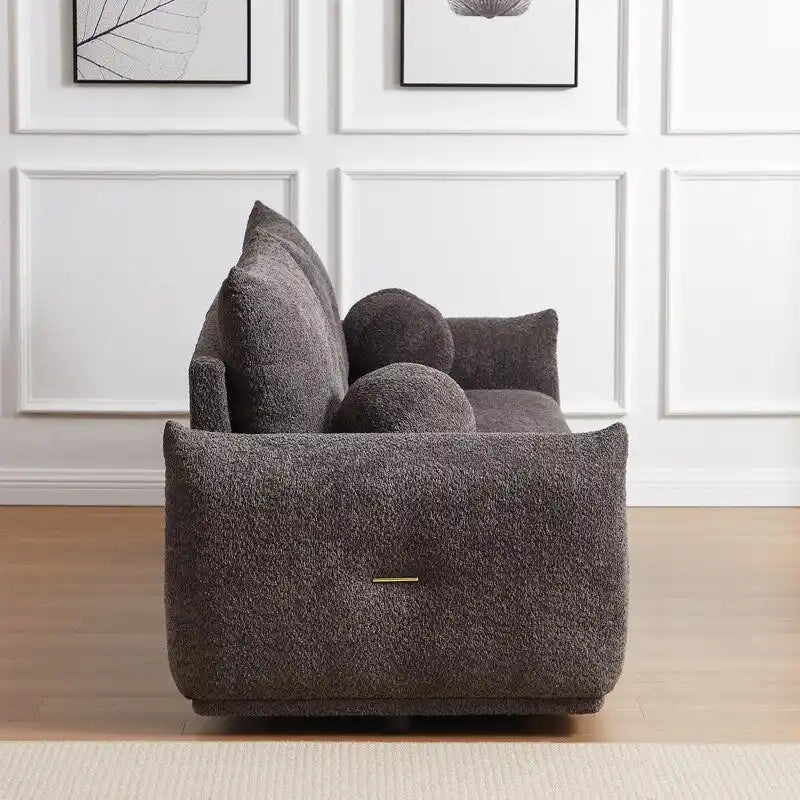 90 cómodos sofás con 2 cojines y 2 almohadas esféricas