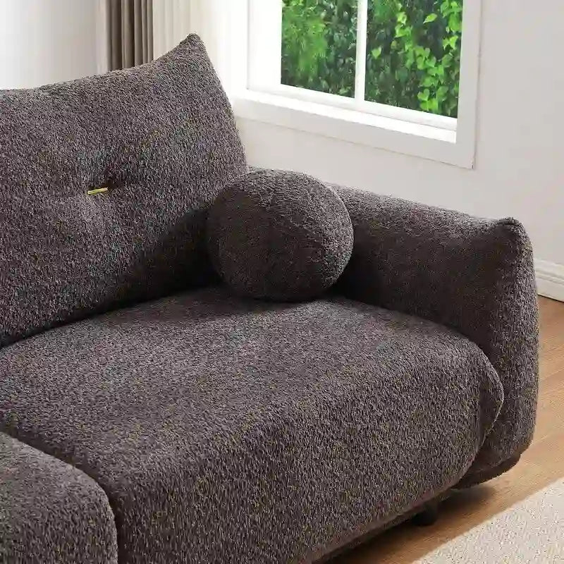 90 cómodos sofás con 2 cojines y 2 almohadas esféricas