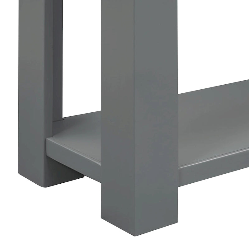 Mesa consola/Mesa de sofá con cajones de almacenamiento y estante inferior para entrada/pasillo