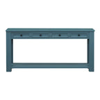 Mesa consola/Mesa de sofá con cajones de almacenamiento y estante inferior para entrada/pasillo