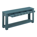 Mesa consola/Mesa de sofá con cajones de almacenamiento y estante inferior para entrada/pasillo
