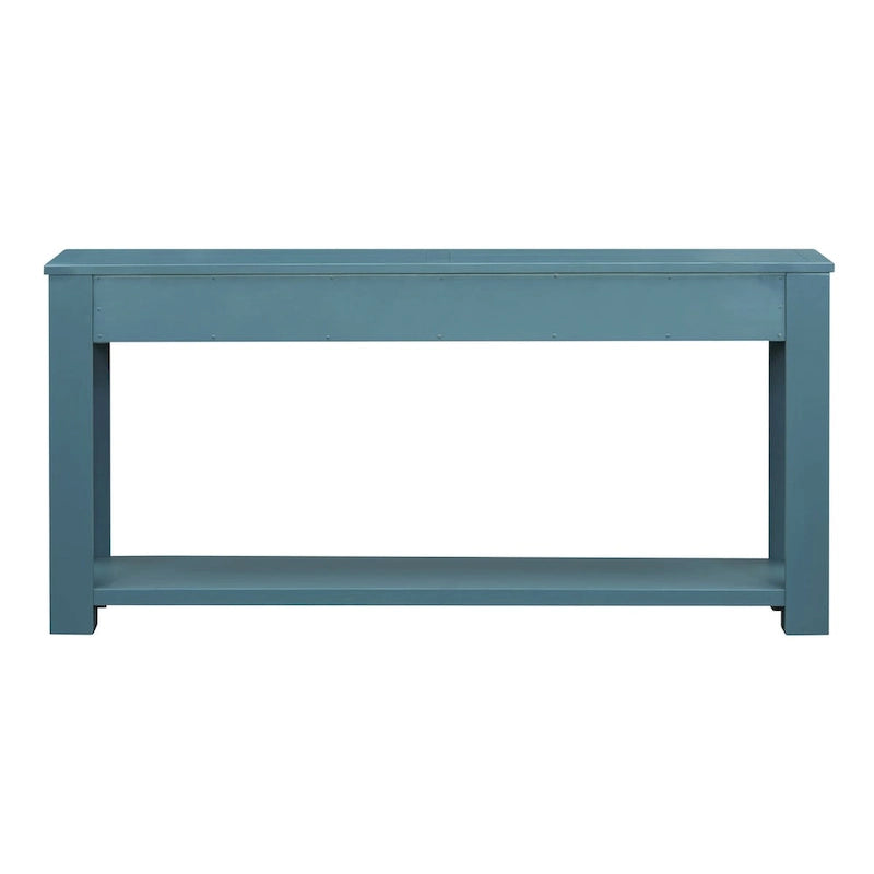 Mesa consola/Mesa de sofá con cajones de almacenamiento y estante inferior para entrada/pasillo