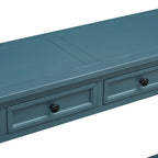 Mesa consola/Mesa de sofá con cajones de almacenamiento y estante inferior para entrada/pasillo