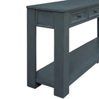 Mesa consola/Mesa de sofá con cajones de almacenamiento y estante inferior para entrada/pasillo