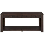Mesa consola/Mesa de sofá con cajones de almacenamiento y estante inferior para entrada/pasillo
