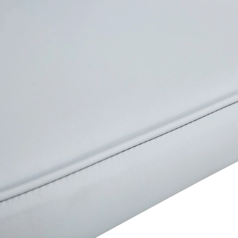 Juego de 4 sillas de comedor, de cuero sintético con estructura metálica