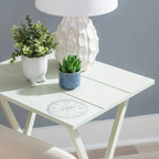 Mesa de TV plegable de 5 piezas con soporte de almacenamiento - Gris claro