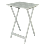 Mesa de TV plegable de 5 piezas con soporte de almacenamiento - Gris claro