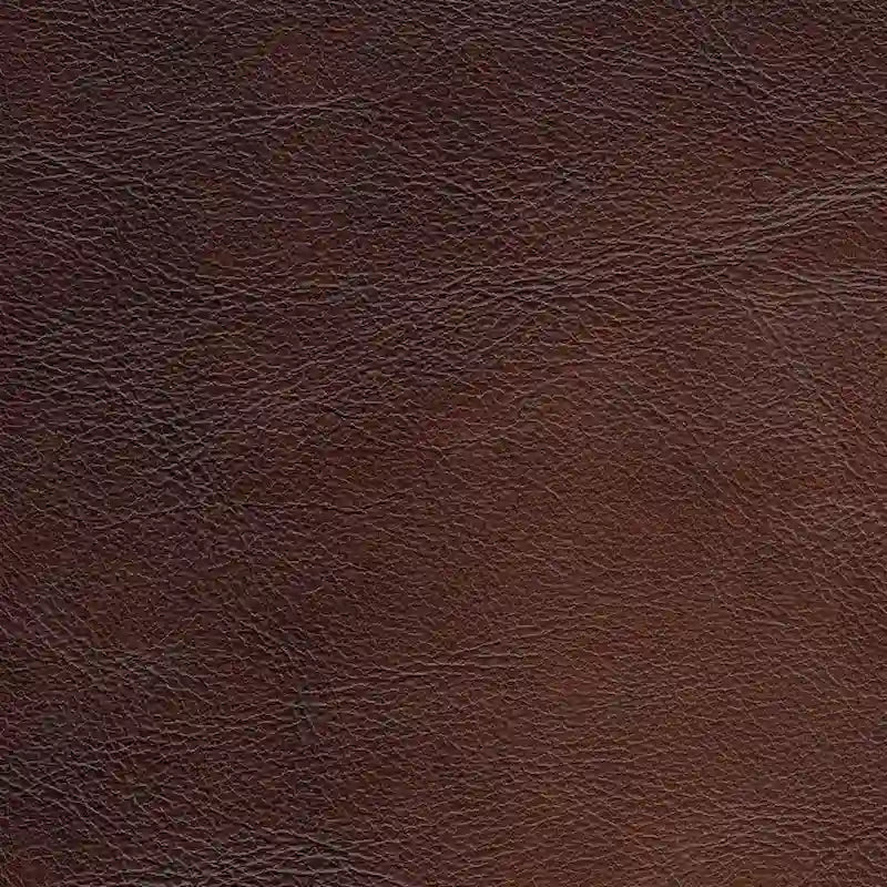 Sofá Chesterfield de cuero flor con capitoné de rombos
